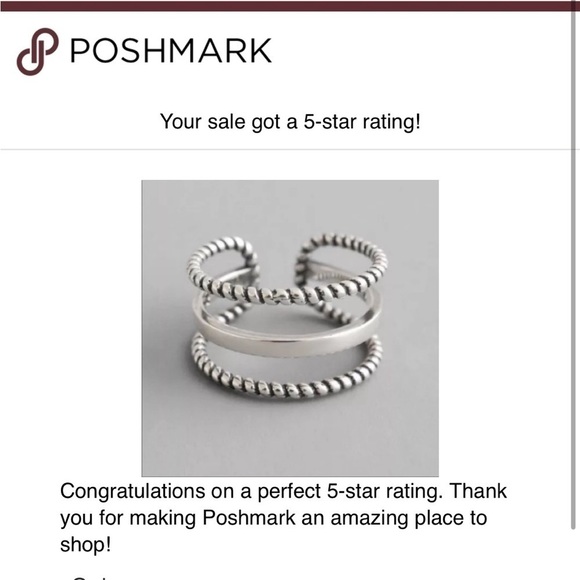 𝅺❗️restocked❗️new 925 STERLING SILVER 3-LAYER BAND RING - Picture 5 of 6